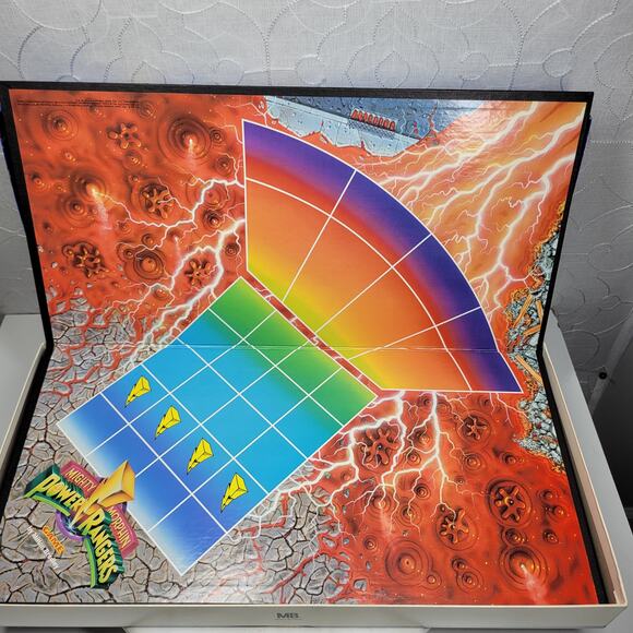 Vintage 1993 Mighty Morphin Power Rangers Board Game MB Milton Bradley Complete - Picture 15 of 16